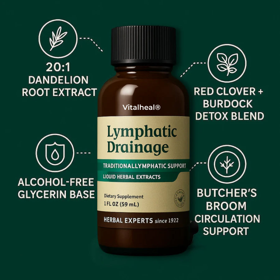what's inside lymphatic drainage