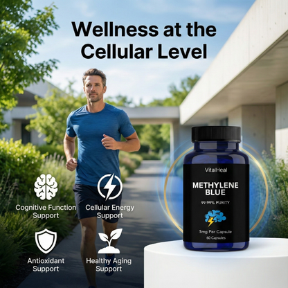 Methylene Blue Capsules – Cognitive & Cellular Energy Support Supplement