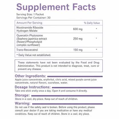 NAD+ Berry Flavor Drink Mix