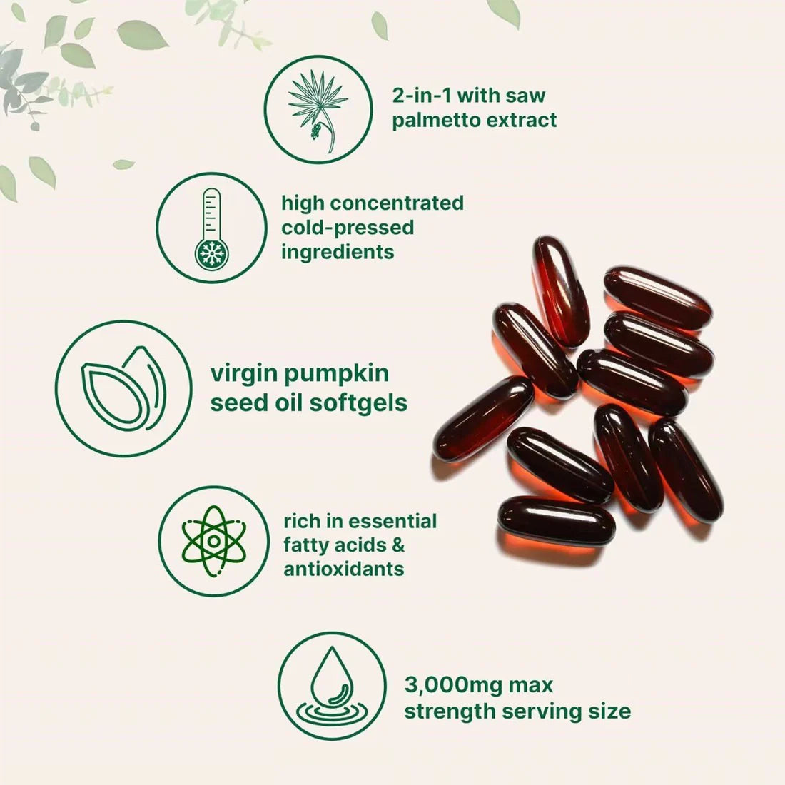 Pumpkin Seed Oil Softgels