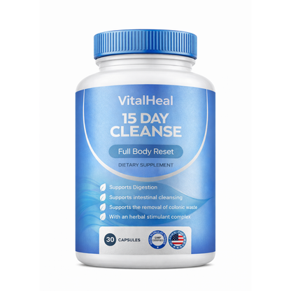 Rosabella 15-Day Colon Cleanse Capsules for Bloating Relief & Digestive Reset