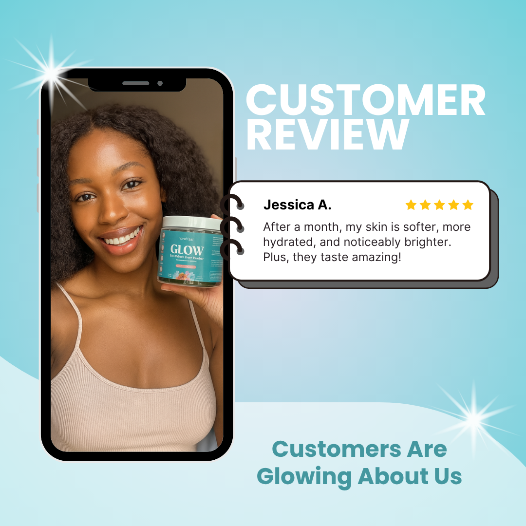 Glow Sea Moss & Pearl Powder Gummies – Plant-Based Skin Support for Hydration & Radiance