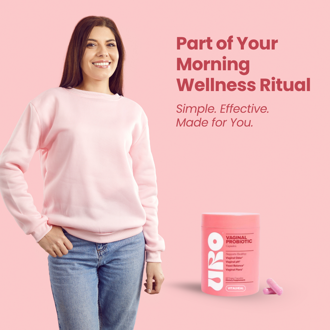 Vaginal Probiotic Capsules – Women’s Daily Supplement with 5 Billion CFUs for pH & Odor Balance