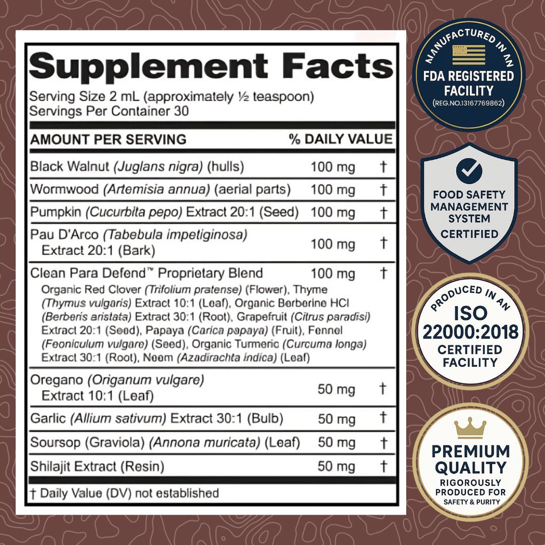 parasite detox supplement