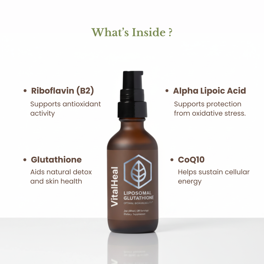 Liposomal Glutathione – Cellular Detox & Antioxidant for Skin, Hair & Healthy Aging